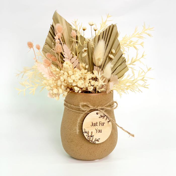 Dried Flower Arrangement -  Cinnamon Mona