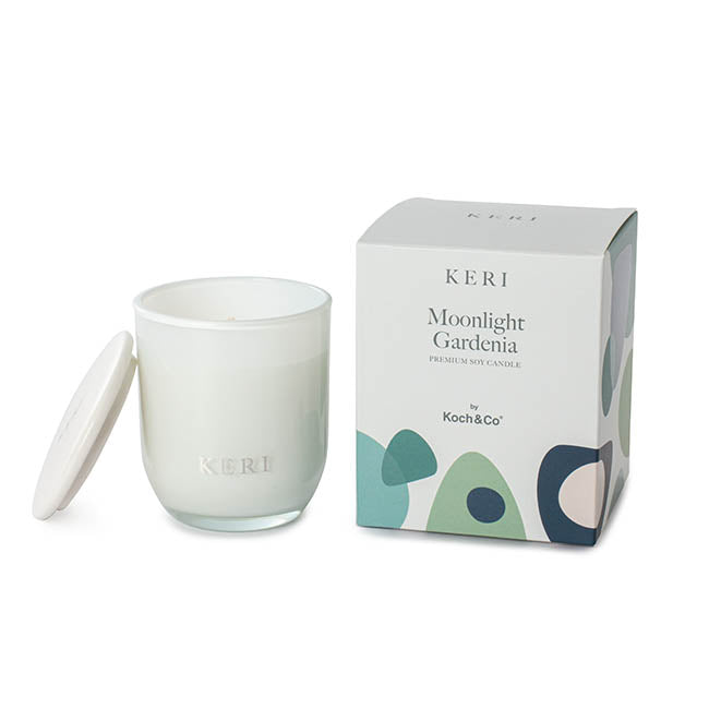Luxury Keri Soy Candle | Moonlight Gardenia