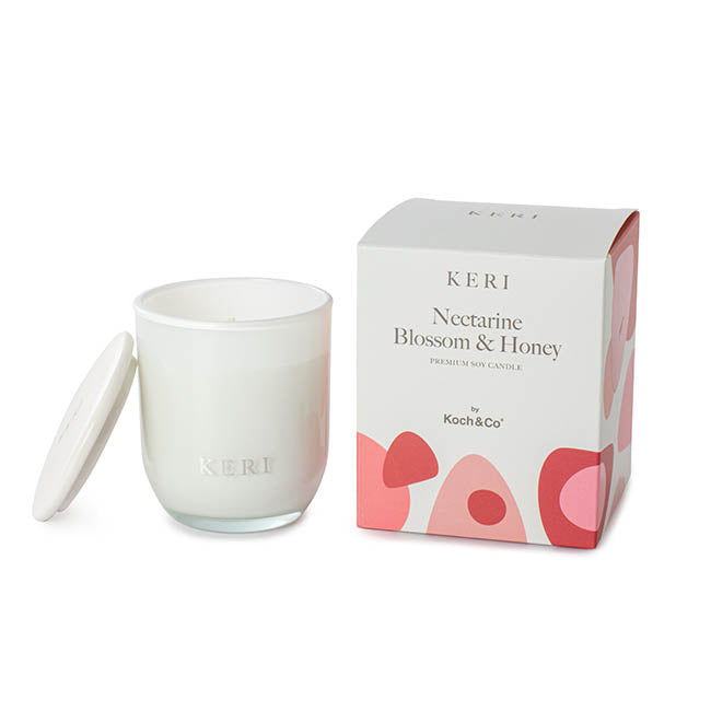 Luxury Keri Soy Candle | Nectarine Blossom & Honey