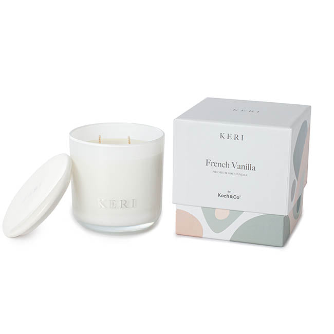 Luxury Keri Soy Candle | French Vanilla