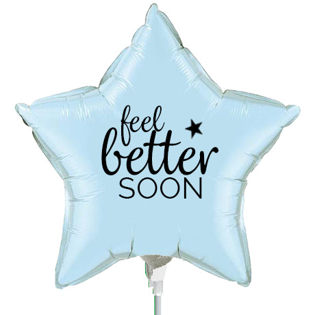 Feel Better Soon Star Gift Balloon