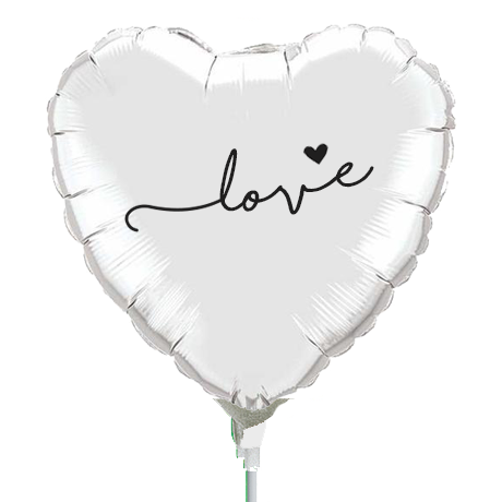 Love Script Heart Gift Balloon